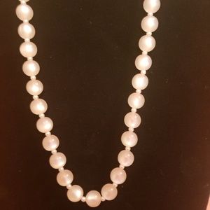 Vintage Light Pink Moonglow Necklace